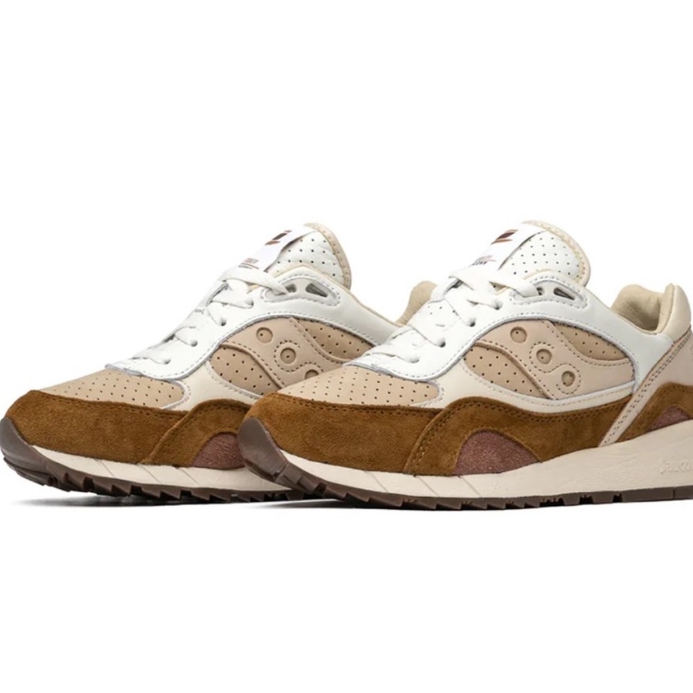 🎉HP🎉Saucony Shadow 6000 in Brown/Whitew